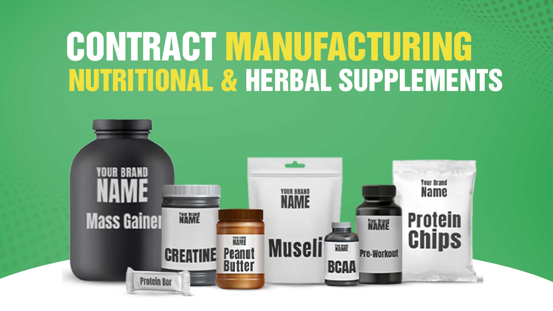 contract manufacturing of nutritional and plant based supplements